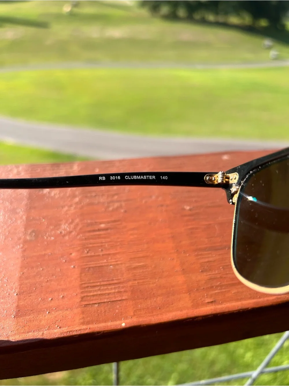 Ray-Ban Clubmaster Black Frame with Blue Mirrored Lenses Sunglasses